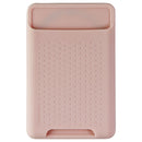 Magnetic Silicone Wallet Card Holder for MagSafe Devices - Pink