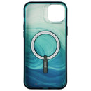 ZAGG Milan Snap Case for MagSafe for Apple iPhone 14 Plus - Green Swirl