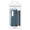 Samsung Official Standing Cover with Pen for Galaxy Z Fold4 - Gray Green