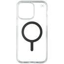 Speck Perfect Clear Case for MagSafe for iPhone 14 Pro Max - Silver/Clear