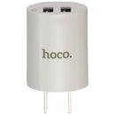 HoCo. (2.4-Amp) Dual USB Charger with Lightning 8-Pin USB Cable - White