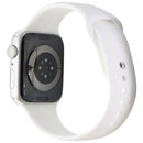 Apple Watch Series 6 (GPS Only) - 44mm Silver Aluminum/White Sport Band (A2292)