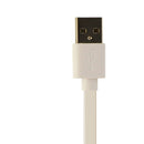 ZipKord (ZKCB8P5W14) 5Ft Charge and Sync Data Cable for iPhones - White