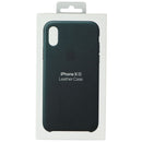 Apple Leather Series Case for Apple iPhone Xs - Forest Green - Apple - Simple Cell Shop, Free shipping from Maryland!