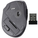 HOTWEEMS Wireless D-09 5-Level Computer Mouse USB Cordless Mouse - Stormy Black