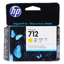 HP 712 Yellow Ink Cartridge for DesignJet T650/T630/T230/T210 & Studio Printers