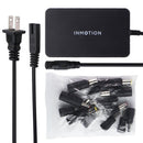 InMotion 90-Watt (2m/6.6-Ft) Universal Laptop Charger with 13 Connectors - Black