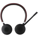 Jabra Evolve 65 SE Link380a MS Stereo Noise-Cancelling Bluetooth Headset - Black