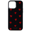 Kate Spade Protective Case for Apple iPhone 12 Pro Max - Glitter Hearts Blk/Red