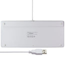 Macally Slim USB Wired Small Computer Keyboard for Apple Mac, iMac (SLIMKEYCA)