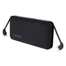 MyCharge PowerPad+Cables (USB-C/Lightning) Wireless Powerbank (PCW10KK) - Black