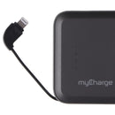 MyCharge Power+Cables Portable Power Bank (PC10G2-A) - 10,000 mAh / Black