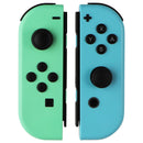 Nintendo Animal Crossing Left & Right Joy-Cons - NO Straps - Blue/Green