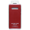 Samsung Official Leather Cover for Samsung Galaxy S10+ (Plus) - Red