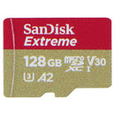SanDisk (128GB) Extreme microSDXC UHS-I Memory Card with Adapter 4K UHD