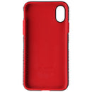 Speck CandyShell GRIP Series Case for Apple iPhone Xs/X - Dark Gray/Red
