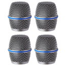 Replacement Standard Grille Microphone Heads for Shure Beta87/Beta87A - 4 Pack