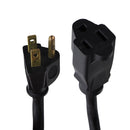 (8-Foot) Indoor/Outdoor Grounded Extension Cable 16AWG 300V - Black