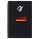 mWorks! mPOWER! QC 3.0 Single USB Wall Charger - Black (AC25N20E)