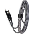 Connect Onn (6-Foot) Braided USB MFi Cable for iPhone/iPad/iPod - Black/White - Connect Onn - Simple Cell Shop, Free shipping from Maryland!