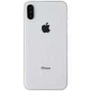 Repair Part - Back Glass with Frame + Cam Glass for iPhone X - Silver/White