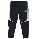Adidas Regular Fit Mens Tapered Leg Full-Length Running Pants Black/Gray (Large)