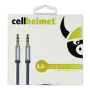 CellHelmet 3.5mm to 3.5mm Stereo Auxiliary Cable - Gray - CellHelmet - Simple Cell Shop, Free shipping from Maryland!