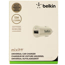 Belkin Mixit Series Universal 12 Watt - 2.4 Amp Single USB Car Charger - White - Belkin - Simple Cell Shop, Free shipping from Maryland!