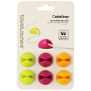 Bluelounge Design CableDrop Cable Management System - Multi Colored 6 Pack - Bluelounge - Simple Cell Shop, Free shipping from Maryland!