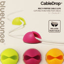 Bluelounge Design CableDrop Cable Management System - Multi Colored 6 Pack - Bluelounge - Simple Cell Shop, Free shipping from Maryland!