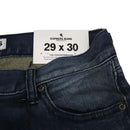 Express Jeans Mens Slim Fit Skinny/Stretch (W29 x L30) - Demin Blue/Blue Stitch