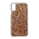Case-Mate Karat Series Hard Case for Apple iPhone X 10 - Rose Gold Flakes/Clear - Case-Mate - Simple Cell Shop, Free shipping from Maryland!