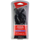 Verizon Mini-USB Coiled Vehicle Charger for Motorola K1M / V3 Series / Q - Black - Verizon - Simple Cell Shop, Free shipping from Maryland!