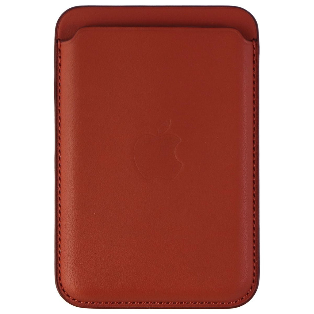 Apple iPhone Leather Wallet オレンジ Apple Wallet Leather Carrying Case with MagSafe (for iPhone