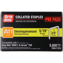 Grip Rite Collated Staples A11 Electrogalvanized (5/16-in x 3/8-in) 5000 pcs - PrimeSource - Simple Cell Shop, Free shipping from Maryland!