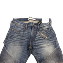 Express Jeans Mens Super Skinny Fit/Stretch (W32 x L30) - Demin Blue/Gold Stitch - Express - Simple Cell Shop, Free shipping from Maryland!