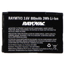 Rayovac OEM Rechargeable 3.6V 800mAh Battery (RAYMTV3) Black - Rayovac - Simple Cell Shop, Free shipping from Maryland!