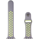 Apple 42mm Nike Band for Apple Watch 38/40/41mm - Flat Silver/Yellow (M/L Only) - Apple - Simple Cell Shop, Free shipping from Maryland!