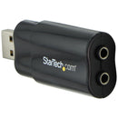 StarTech.com USB to Stereo Audio External Sound Card (ICUSBAUDIOB) - Black - StarTech.com - Simple Cell Shop, Free shipping from Maryland!