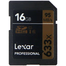 Lexar Professional 633x 16GB SDHC UHS-I/U1 Card - LSD16GCB1NL633 - Lexar - Simple Cell Shop, Free shipping from Maryland!