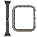 Womens 38mm Metal Gem Band + Protective Cover for Apple Watch 38mm/40mm - Silver - Unbranded - Simple Cell Shop, Free shipping from Maryland!