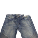 Express Jeans Mens Slim Fit Skinny/Stretch (W32 x L34) - Demin Blue/Blue Stitch - Express - Simple Cell Shop, Free shipping from Maryland!