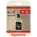 Gigastone MicroSDHC UHS-1 Class 10 (16GB) Memory Card and Adapter - Black - Gigastone - Simple Cell Shop, Free shipping from Maryland!