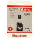 Gigastone 2-in-1 Kit UHS-1 Class 10 64GB Micro SDXC 48MB/s Memory Card - Gigastone - Simple Cell Shop, Free shipping from Maryland!