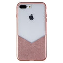 Milk and Honey Hybrid Case for Apple iPhone 8 Plus/iPhone 7 Plus - Clear / Pink