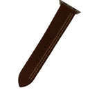 iGear 42mm Apple Watch Strap Leather and Silver Buckle - Chestnut/Cream - iGear - Simple Cell Shop, Free shipping from Maryland!