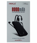 iWalk Scorpion X 8000mAh Charger with USB / USB-C / Micro & - Black - iWalk - Simple Cell Shop, Free shipping from Maryland!