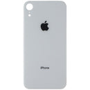 Repair Part - Back Glass Panel for Apple iPhone XR - White with Logo