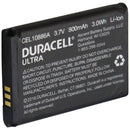 Duracell Ultra 3.7V Rechargeable 800mAh Battery - Black (CEL10886A) - Duracell - Simple Cell Shop, Free shipping from Maryland!