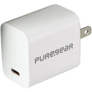 PureGear 20W LightSpeed USB-C Wall Charger - White (63591PG)